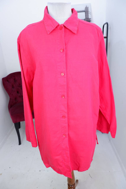 Платье M&S Mode рубашечного кроя, маркировка 44/46, визуально на 50/52 размер