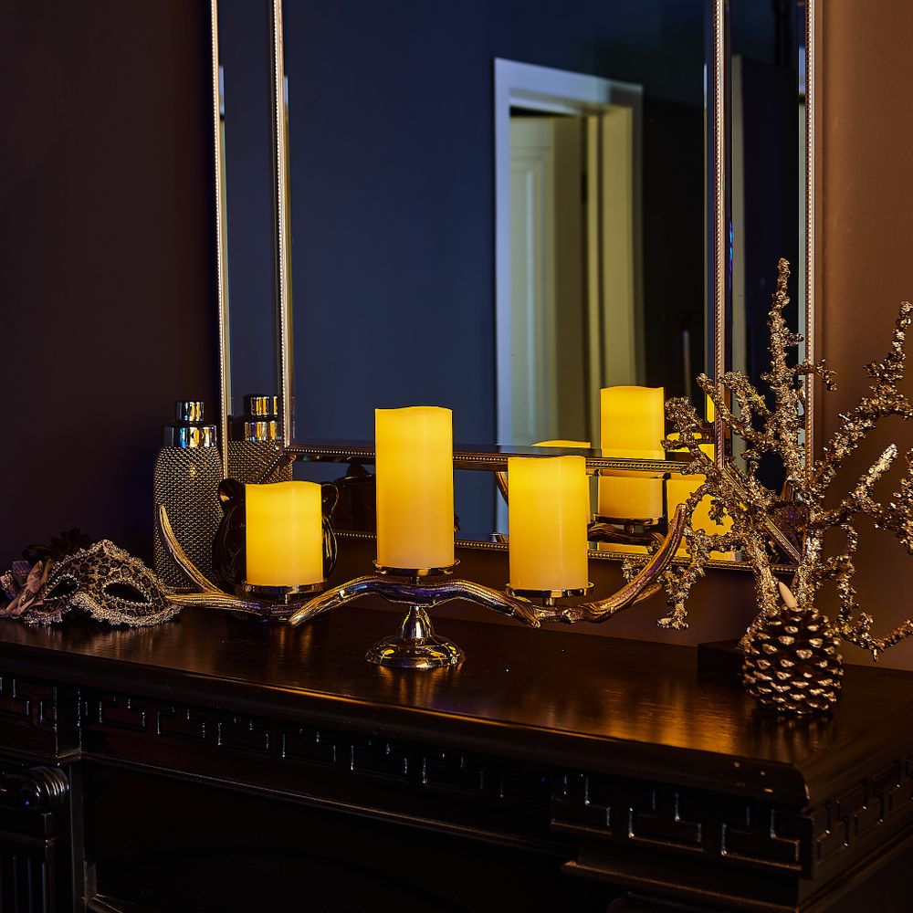 ULD-F050 WARM WHITE CANDLE SET3 Фигура светодиодная Свеча на батарейках 2АА не в-к. в составе набора из 3 штук. 1 светодиод. Теплый белый свет. TM Uniel