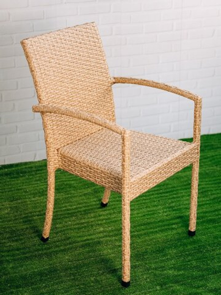 Кресло плетеное ReeHouse Dove, бежевый люкс