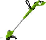 Аккумуляторный триммер Greenworks G24LT28K2, 24v, (2107107UA), 28 см, АКБ 2 А·ч и ЗУ