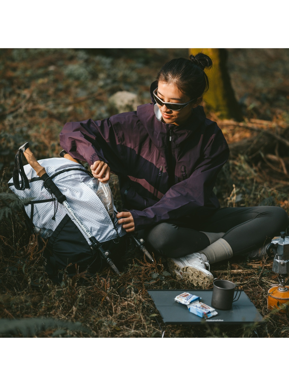 Рюкзак туристический Naturehike Helium Series 25 л, белый