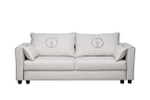 Диван Garda Decor Марко (Marco) трехмест. раскл., светло-серый Koza2601-ECRU+Nev21 225*102*92 см