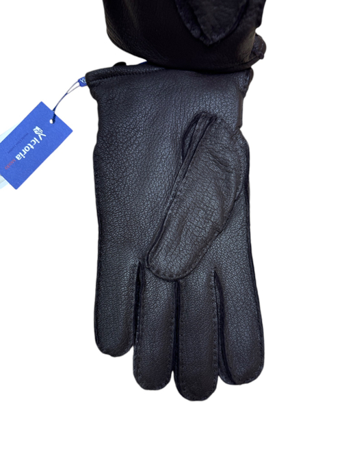 Перчатки. Мужские. Материал верха: Кожа оленя. Подклад: Трикотаж-шерсть.5 шт в упаковке.