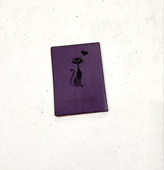 Обложка для паспорта "Гламурная киска "