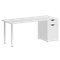 Home Office Стол письменный VR.SP-3-178.1 Белый Бриллиант/Хром 1780*720*750