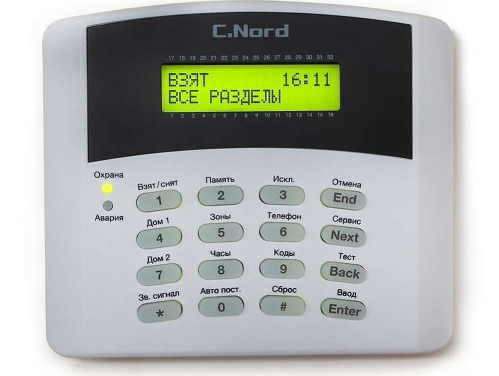 C.Nord K16-LCD ОС, СОУЭ