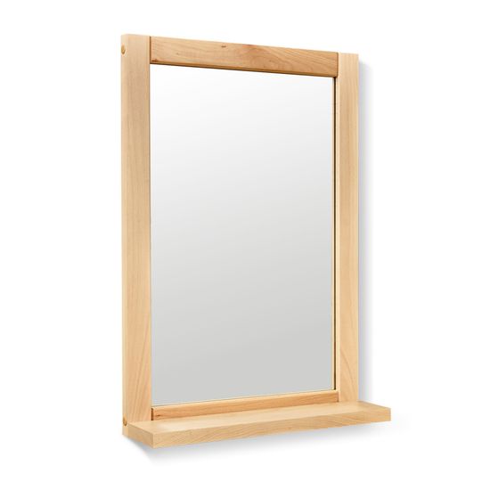 Зеркало с полкой Leset Фиора прозрачный лак