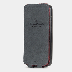 Чехол для iPhone 15 Pro из кожи питона, малинового цвета