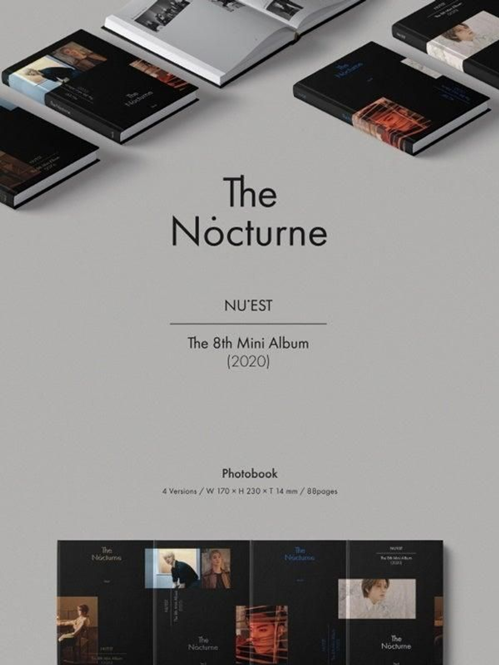 Альбом NU'EST - The Nocturne 8th Mini Album RANDOM Version