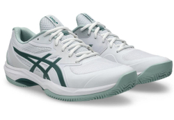 Мужские теннисные кроссовки Asics Game FF Clay/OC - white/dark neptune