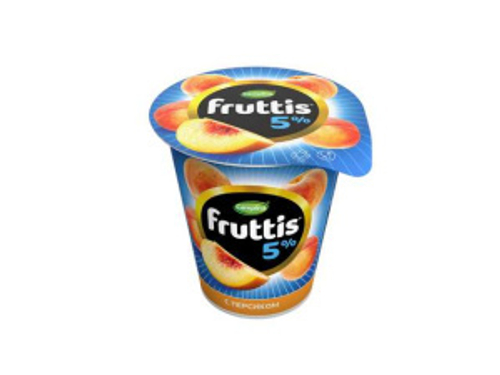 Йогурт Fruttis сливочное лакомство персик 5% 290 г