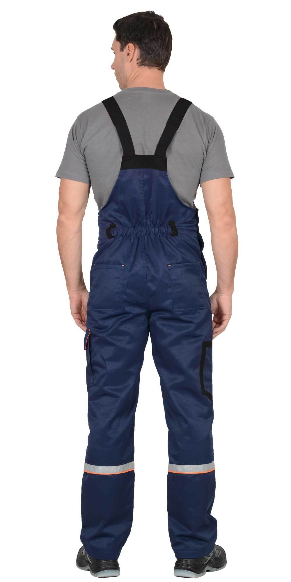 Костюм Nerss-ПРАКТИК-1 куртка, п/к т.синий с черным