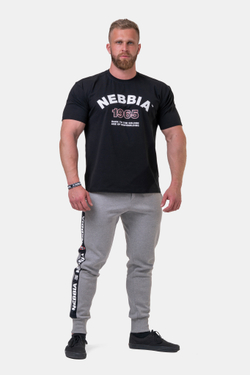 Мужские брюки джоггеры Nebbia Golden Era sweatpants 196 light grey