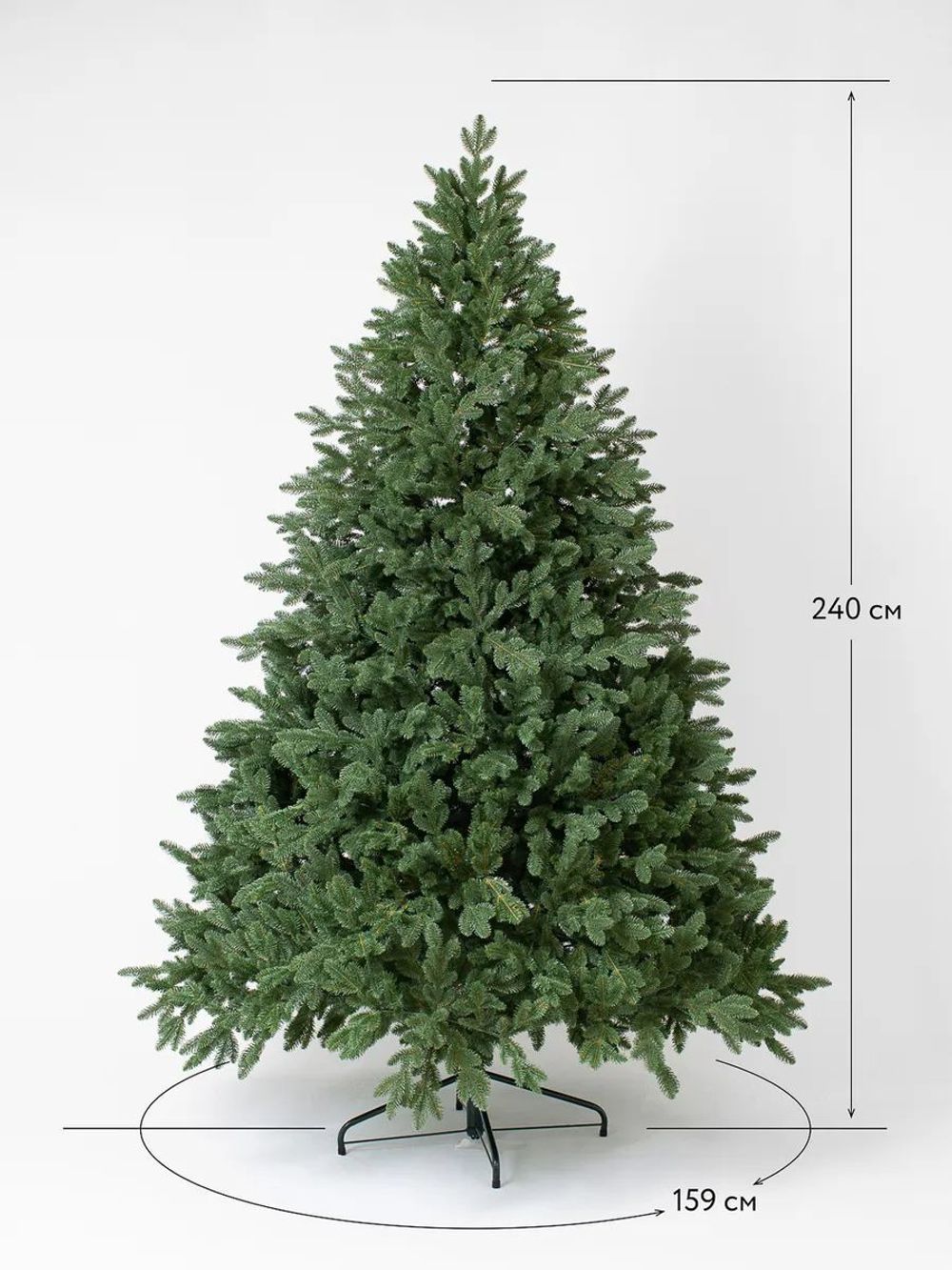 Искусственная ель «Монтерей» (Литая хвоя) 150 см / 1.5 м