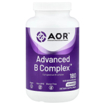 Advanced Orthomolecular Research AOR, Advanced B Complex™, улучшенный комплекс витаминов группы B, 180 капсул