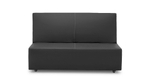 Диван Лорт Galaxy Black 142*100*86 см, Черный Экокожа Аккордеон Фиеста
