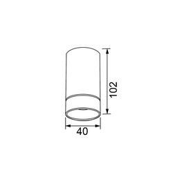 8880 Накладной светильник SPLIT