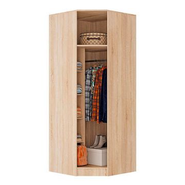 Сакура bts Шкаф угловой дуб сонома/белый