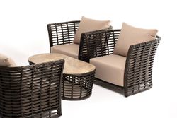 "Валенсия" лаунж-зона из искусственного ротанга, цвет бронзовый