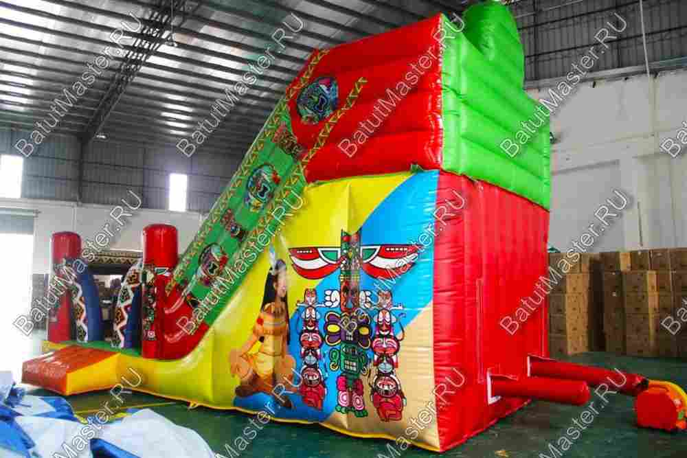 Надувная горка "Индиана" 7*4*4 м