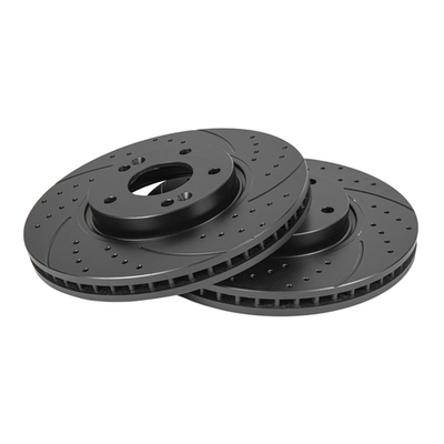 Диск тормозной GANZ передний перфорированный PRO-Line с покрытием (комплект - 2 шт) HYUNDAI i40 / iX35 / Sonata / Tucson KIA Optima / Sportage Арт.: GIJ10006S