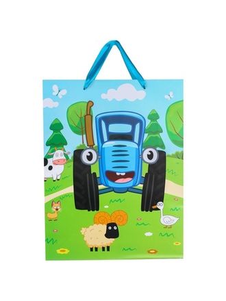 Синий трактор