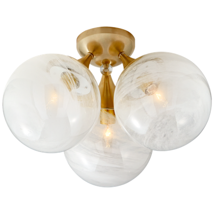 Потолочный светильник Visual Comfort Cristol Large Triple Flush Mount