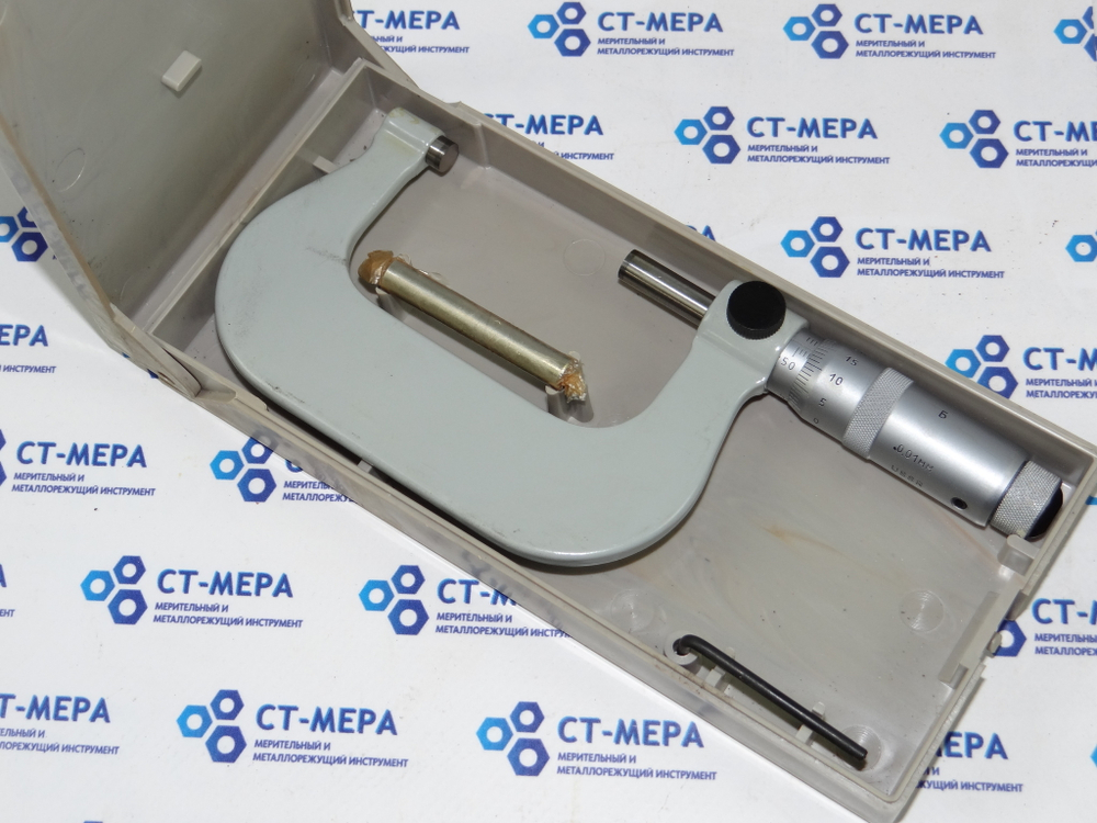 Микрометр МК-75 (50-75мм) ц/д 0.01мм. Кл.2. ГОСТ 6507-90