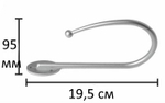Держатель-подхват для штор Элегант Ост, цвет нержавеющая сталь