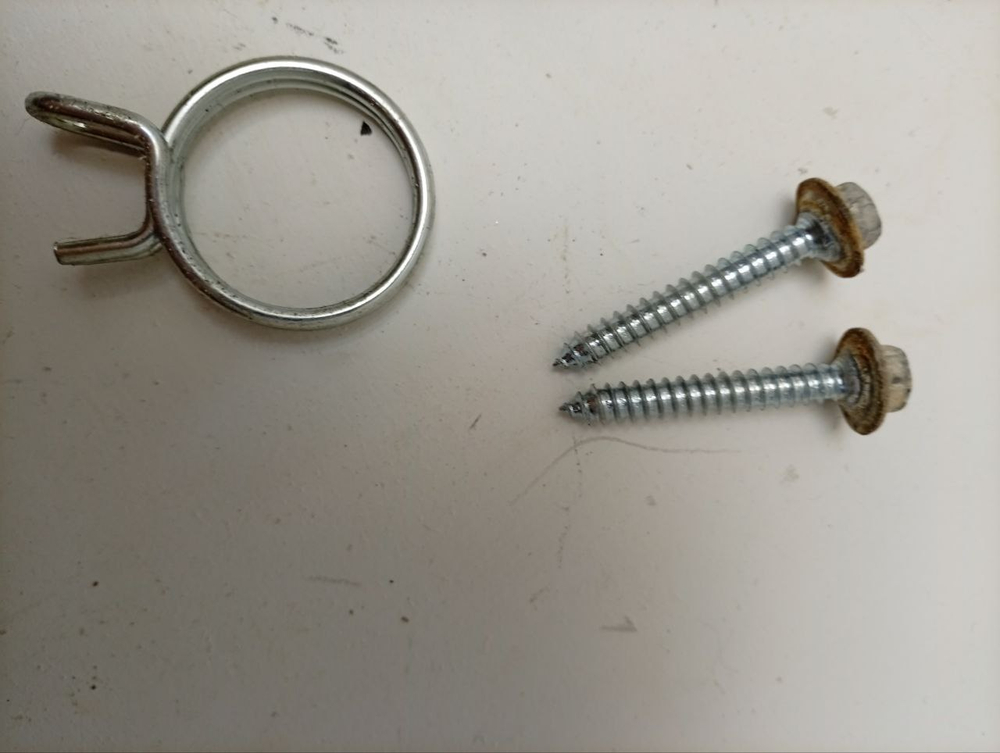 ZWQ5105 кт13 Крепеж, хомуты для стиральной машины Zanussi б/у