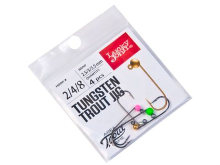 Джиг-головки LJ Area Trout Game комплект вольф. 03.0мм кр.004/002 4шт.(( кр. 002/Green(0,35mm), кр. 002/Pink(0,30mm), кр. 004/Gold(0,25mm), кр. 004/Silver(0,25mm))