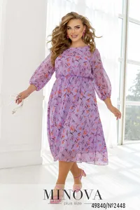 Платье 2448-сиреневый Minova