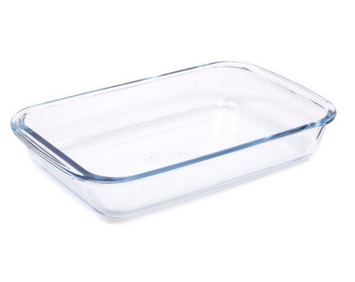Блюдо стеклянное прямоугольное