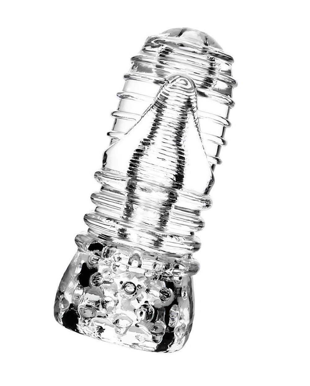 Прозрачный мастурбатор Lingam Savitri (Цвет: прозрачный)