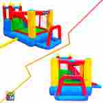 Батут для дачи "Замок радости" 3.4*2.8*2,05 м