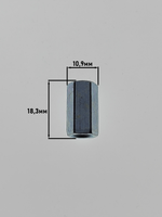 М6 ОЦ.Гайка переходная DIN6334 (10 шт.)