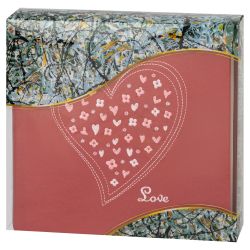 Фотоальбом Image Art IA-BBM46200 серия 121 сердце с кармашками книжный переплёт 10х15 50 листов 200 фото | Image Art