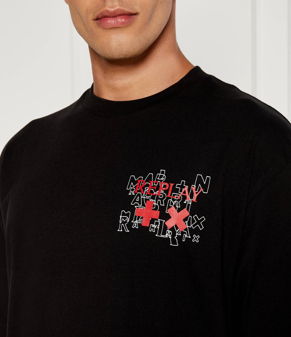 Футболка Replay x Martin Garrix Replay - черный(MMG333.000.23454)