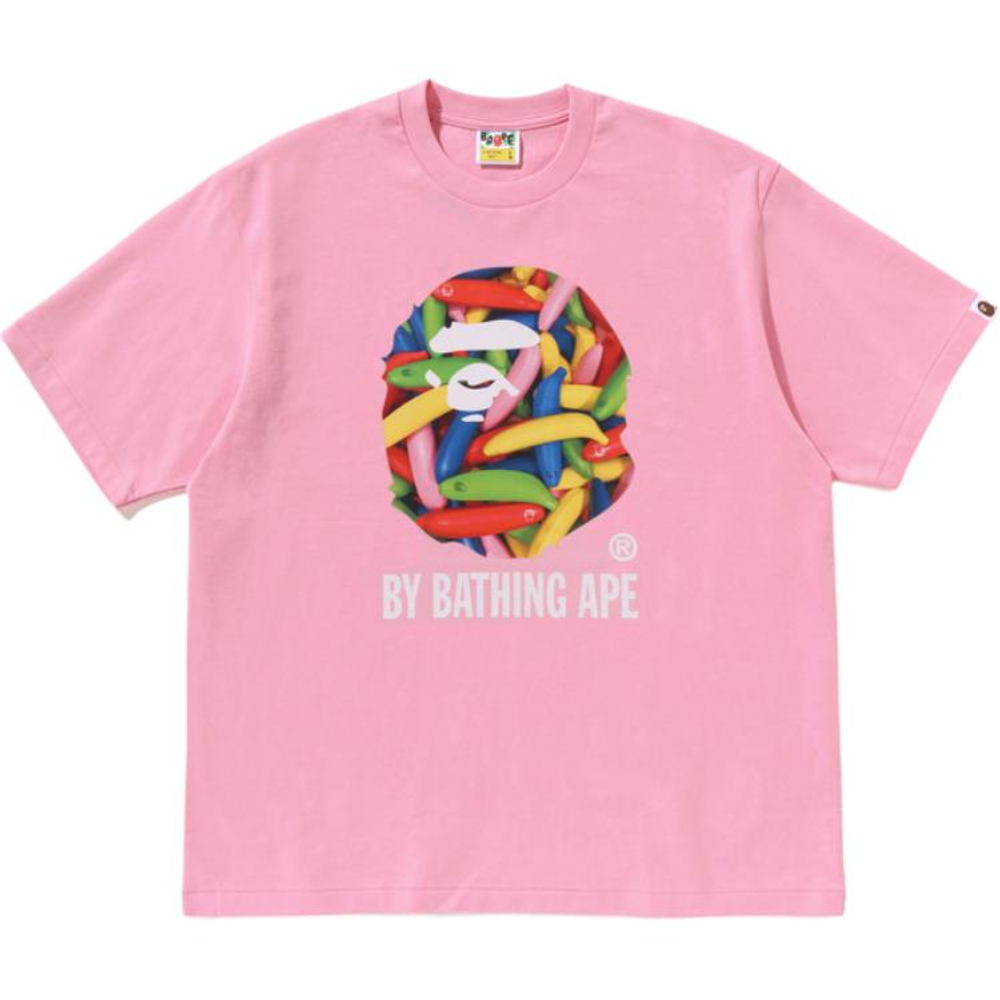 A Bathing Ape Bathing Ape Футболка Cotton Drop Shoulder Sleeve Summer 0zxtem339101q розовый