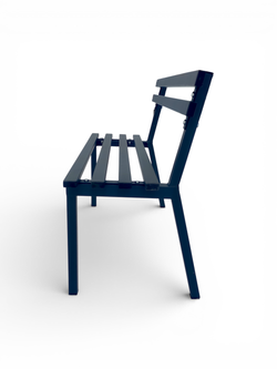 Скамейка садовая "Ладно". 1,0м. Целиком из металла.