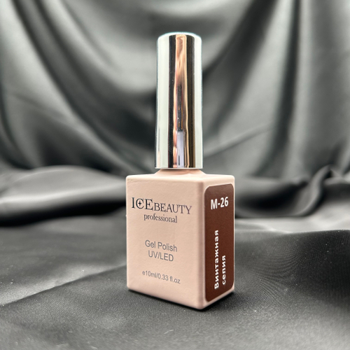 IceBeauty Гель-лак M-26 "Винтажная сепия", 10 мл