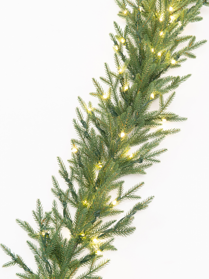 Хвойная Ветвь Лесная симфония 180 см., микро LED лампы, 100% литая хвоя, ЕлкиТорг (52122)