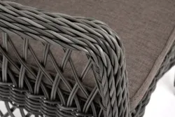 "Сицилия" плетеный стул из искусственного ротанга, цвет графит