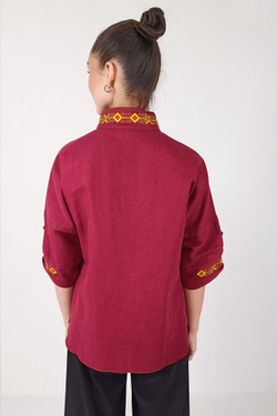 Блузка с чувашской вышивкой