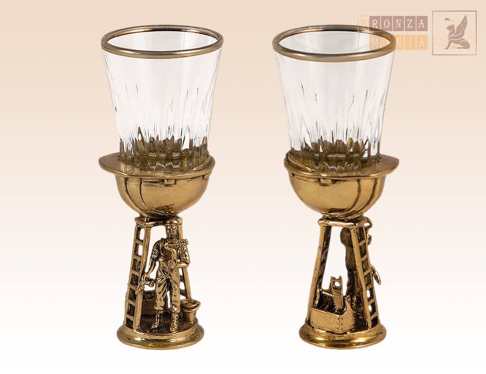 рюмка Строители - Мастер