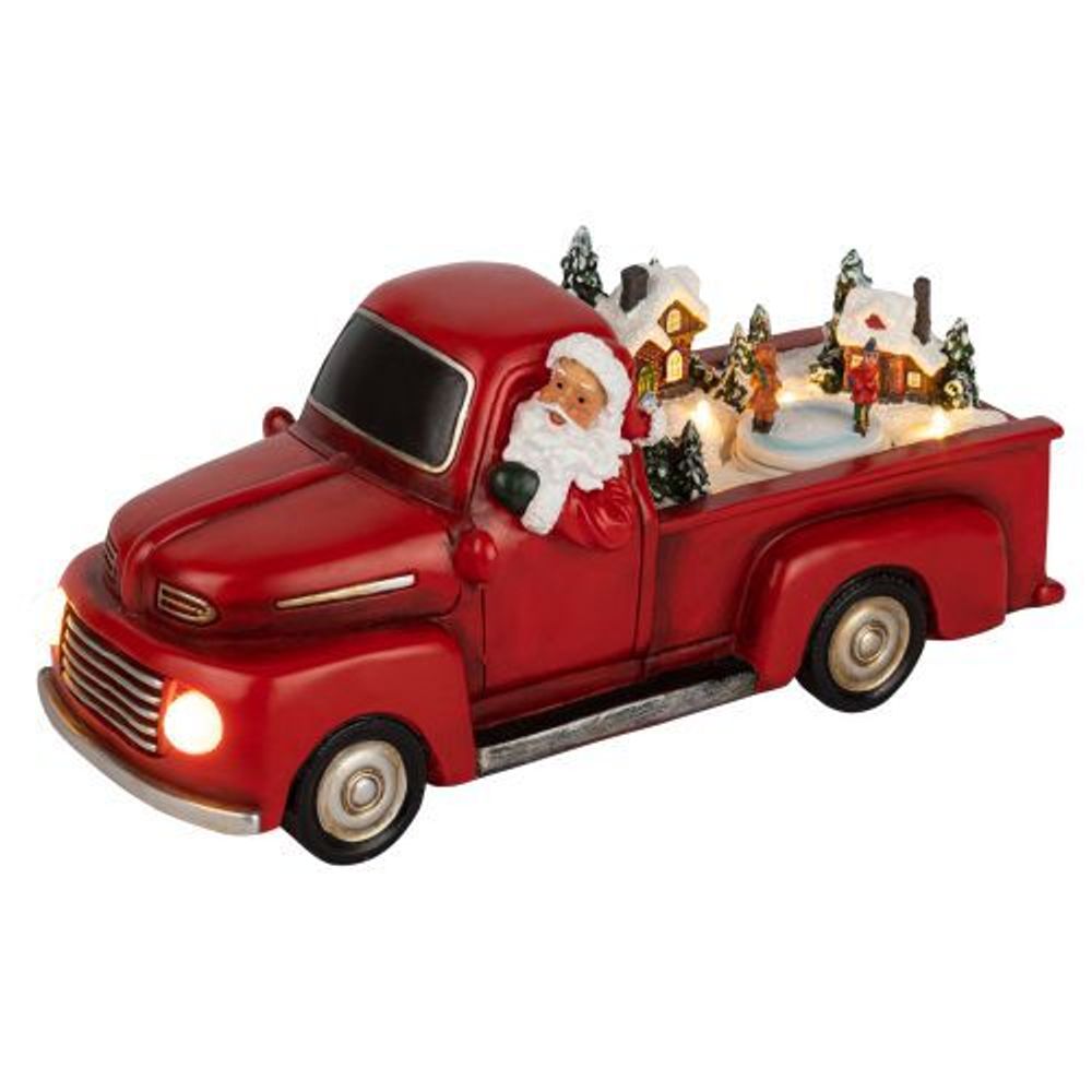 Фигура светодиодная новогодняя EFIS-S01 композиция Новогоднее путешествие мультиколор 3хАА 25х12х17см Эра Б0060480