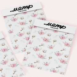 Ткань мембрана весенний богатый сочный букет цветов