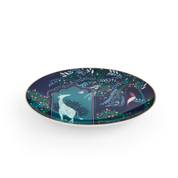 Portmeirion Sara Miller Индия 20 см десертная тарелка Girafe