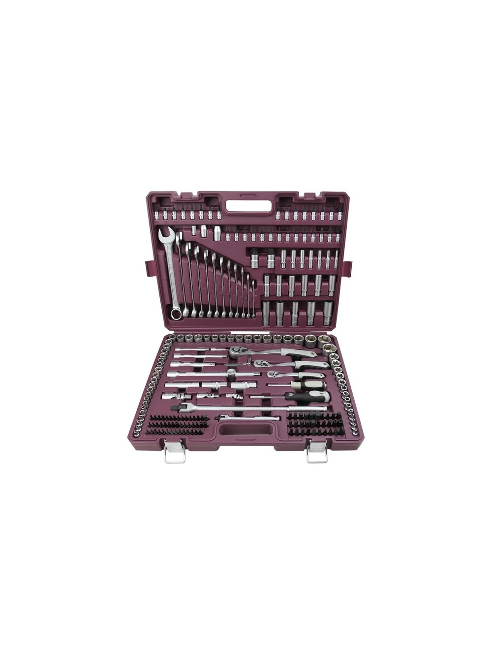 Thorvik TS217 Набор инструмента универсальный 1/4", 3/8", 1/2"DR, 217 предметов