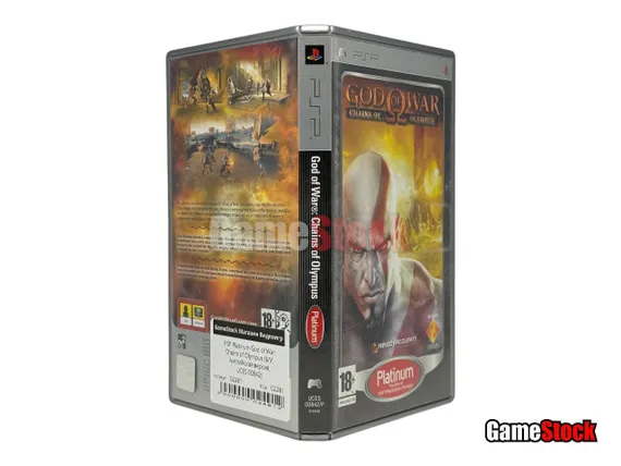 PSP Platinum God of War: Chains of Olympus (Б/У, Английская версия, UCES-00842)